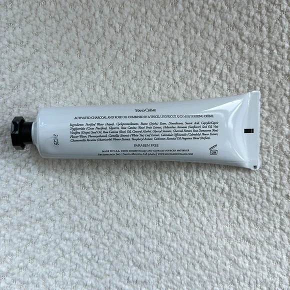 Archipelago Botanicals Charcoal Rose Hand Crème // NWOB - Picture 2 of 3